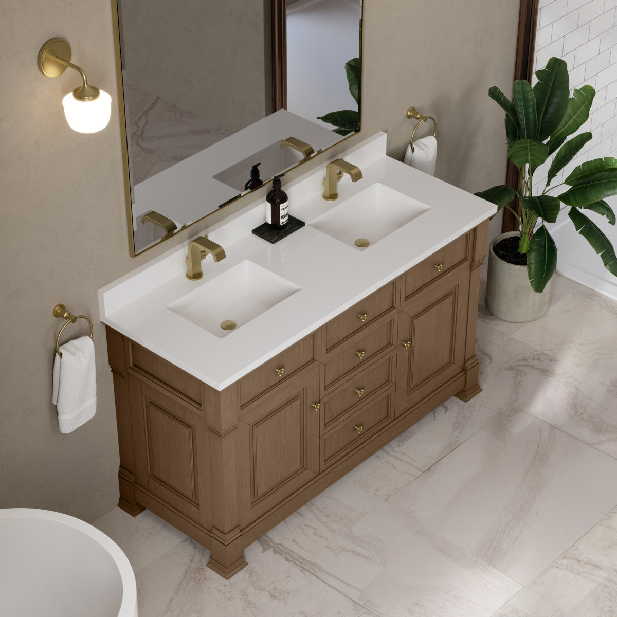 Brookfield 60" Double Vanity