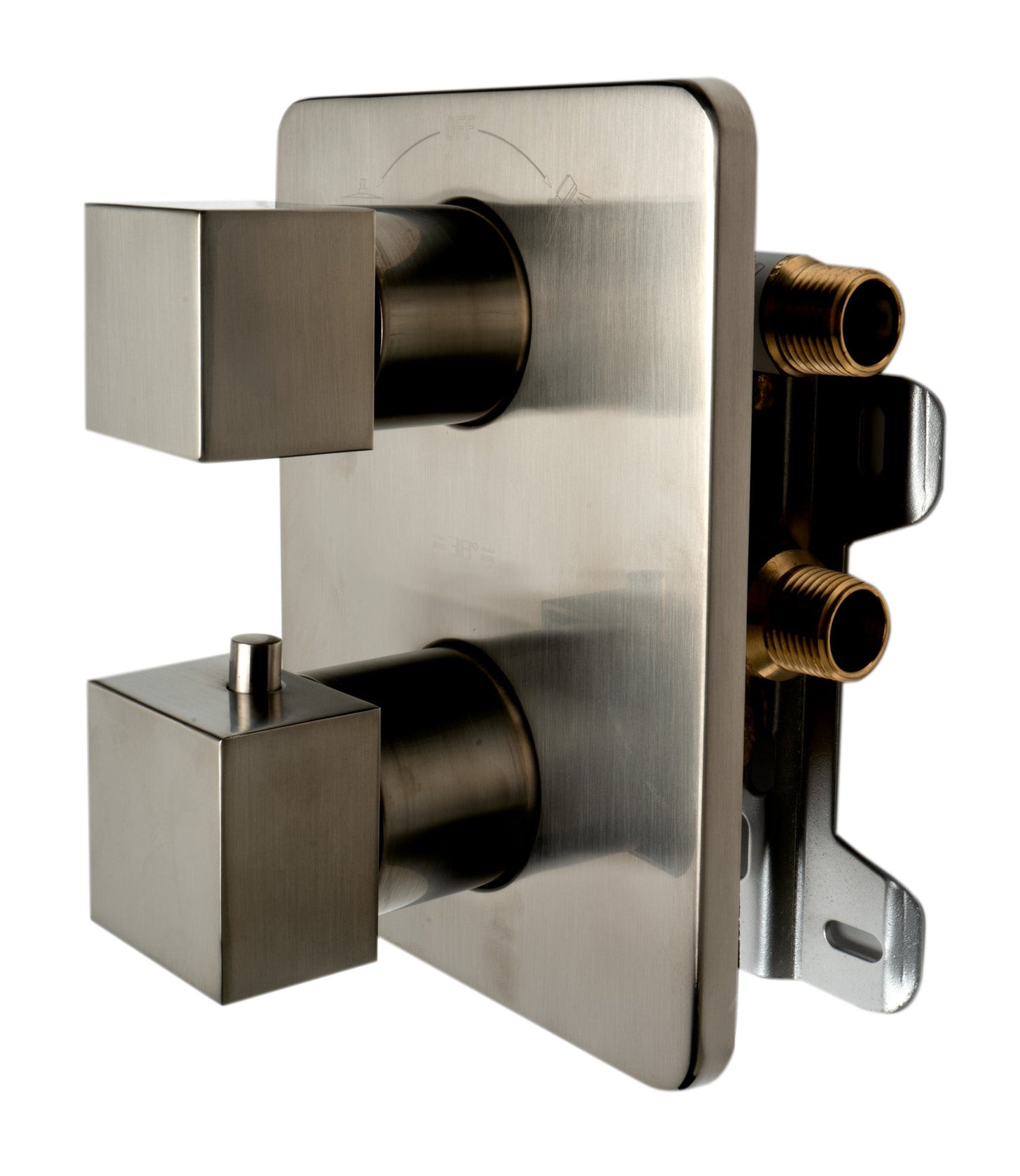 ALFI brand AB2830 2 Way Thermostatic Square Shower Set