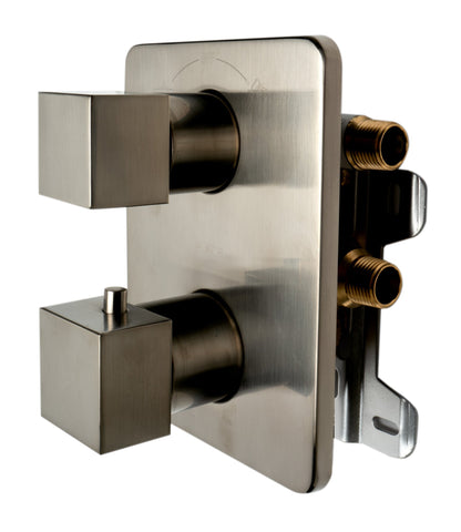 ALFI brand AB2830 2 Way Thermostatic Square Shower Set