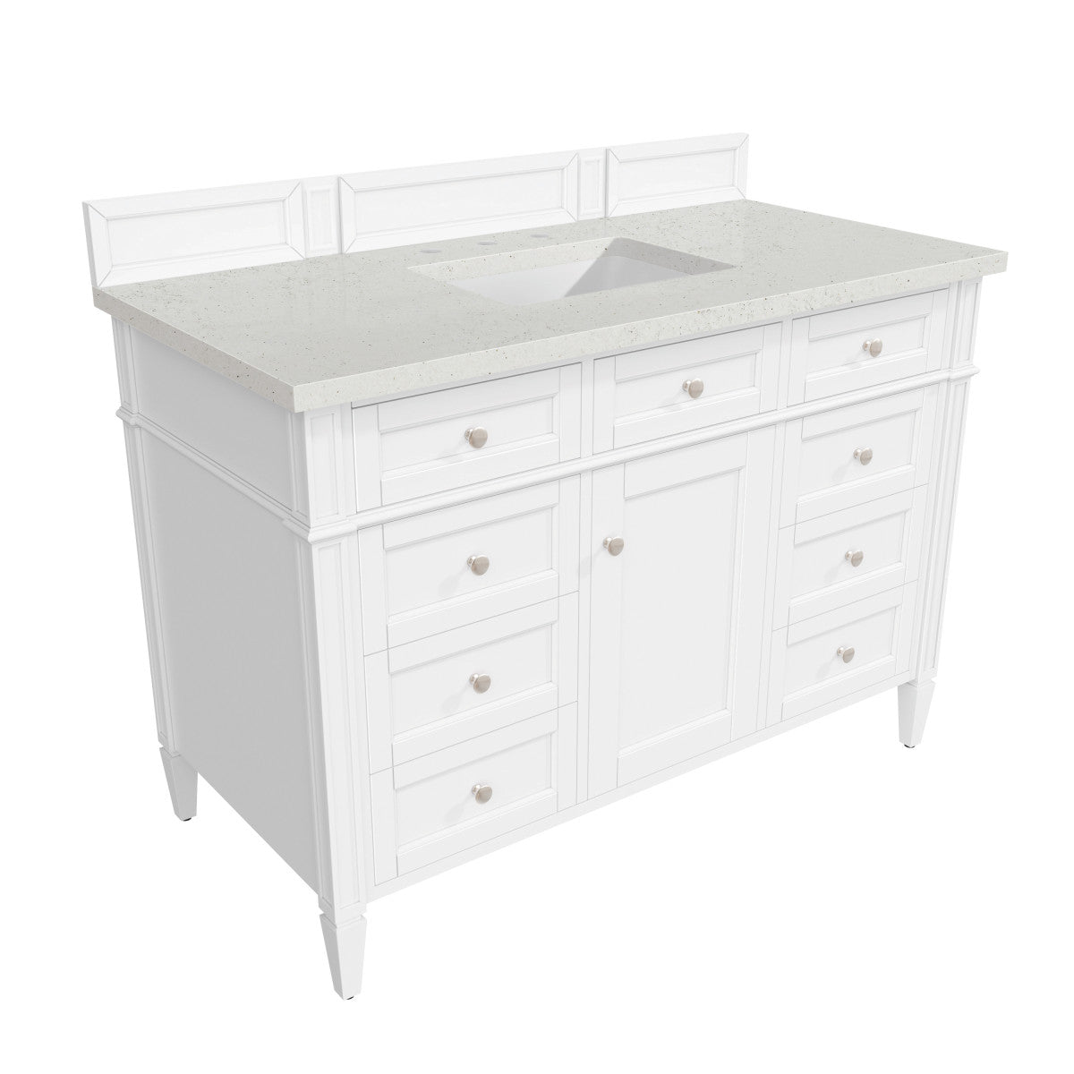 Brittany 48" Single Vanity in Bright White