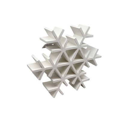 Wood Tabletop Snowflake -
