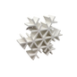 Wood Tabletop Snowflake -