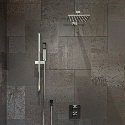 ALFI brand AB2830 2 Way Thermostatic Square Shower Set