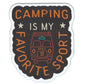 Small Flex Magnet - Camping is my Favorite Sport