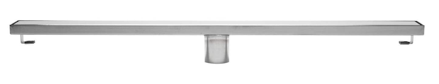ALFI brand  ABLD32B-PSS 32" Modern Polished Stainless Steel Linear Shower Drain with Solid Cover