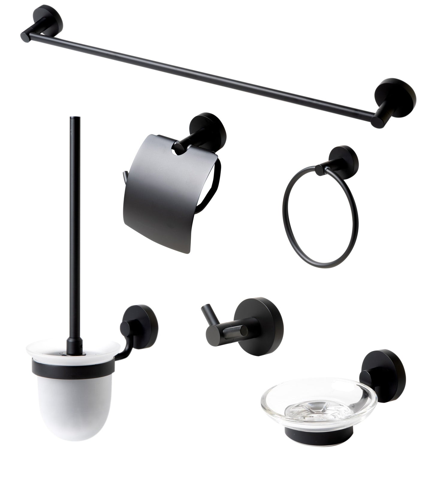 ALFI brand AB9513 6 Piece Bath Accessory Set