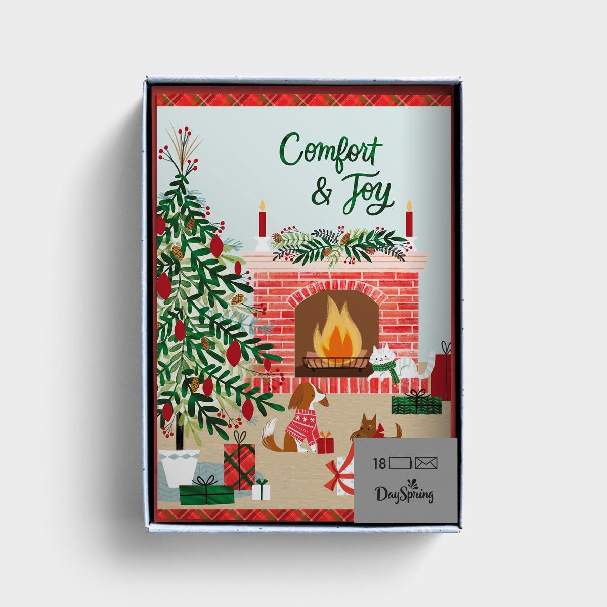 Comfort & Joy - 18 Christmas Boxed Cards and Envelopes, KJV