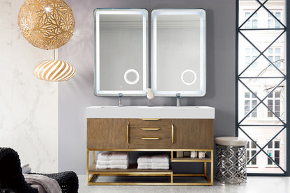 Columbia 59" Double Vanity Cabinet
