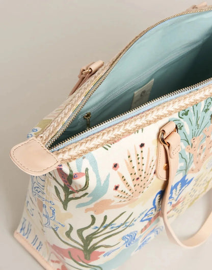 Zip Travel Tote - Mermaid Sea