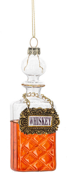 Liquor Bottle Ornament - Whiskey Edition