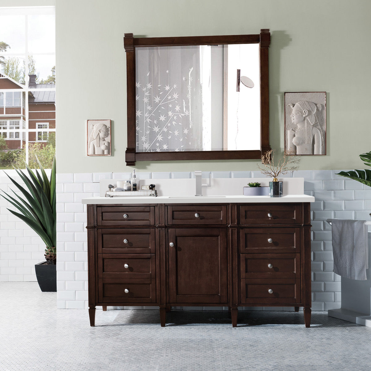Brittany 60" Single Vanity Cabinet