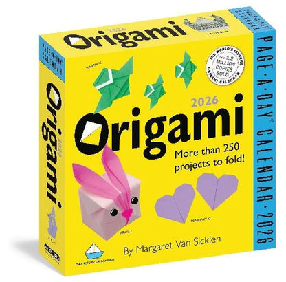 Origami Page-A-Day Calendar 2026: More Than 250 Projects to Fold