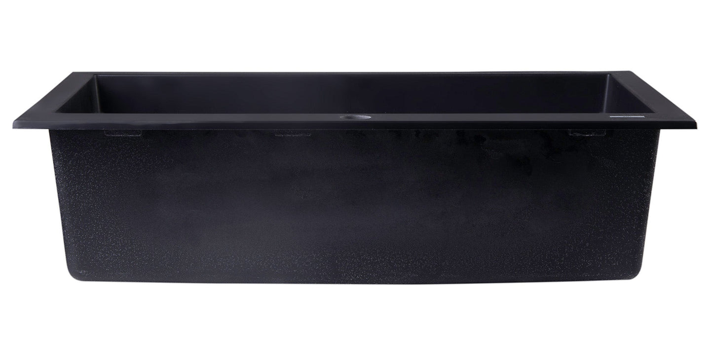 ALFI brand AB3020DI 30" Drop-In Single Bowl Granite Composite Kitchen Sink