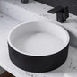 ALFI brand  ABRS15RBM Black Matte 15" Round Solid Surface Resin Sink