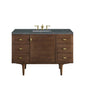 Amberly 48" Single Vanity Cabinet, Mid-Century Walnut