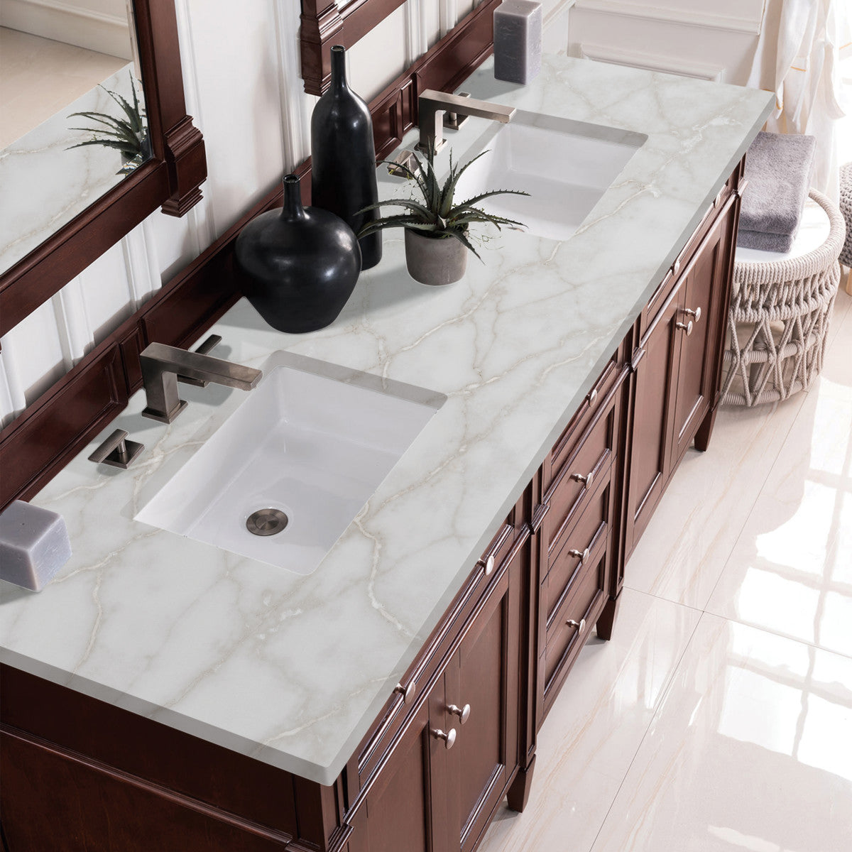 Brittany 72" Double Vanity Cabinet