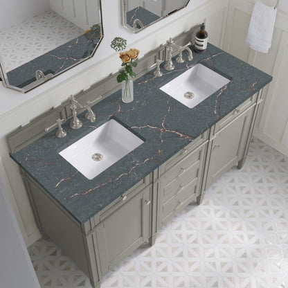 Brittany 60" Double Vanity Cabinet