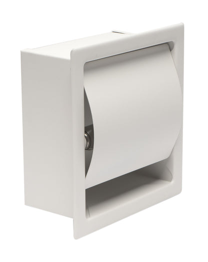 ALFI brand ABTPC77 Stainless Steel Recessed Toilet Paper Holder with Cover