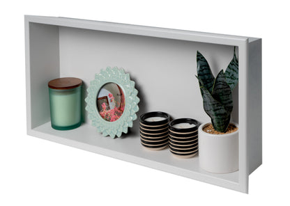 ALFI brand ABNC2412 24 x 12  Horizontal Single Shelf Bath Shower Niche