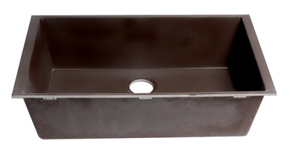 ALFI brand AB3322UM 33" Single Bowl Undermount Granite Composite Kitchen Sink
