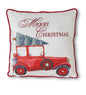 Merry Christmas Truck Image Decorative Pillow