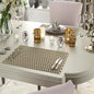 Bowtie Placemat Set, Neutral Place Setting, Unique 2D Wood Design - 2