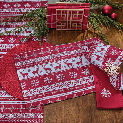 Patricia Heaton Home Holiday Fairisle Placemat