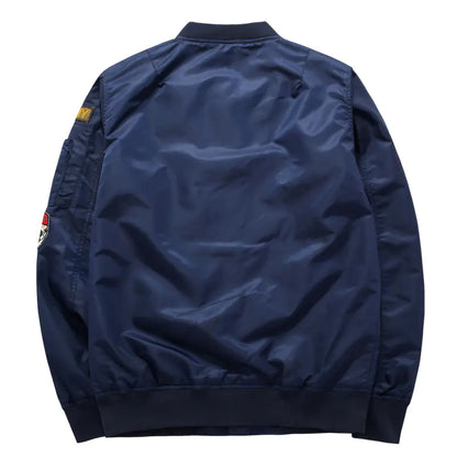 Thick Olive Green Men's Pilot Jacket