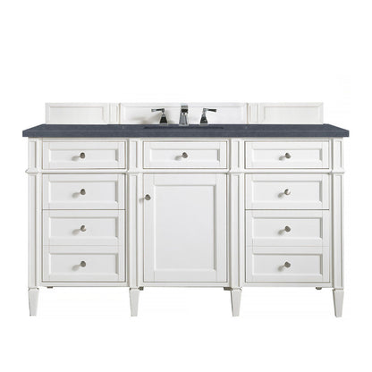 Brittany 60" Single Vanity in Bright White
