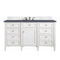 Brittany 60" Single Vanity in Bright White