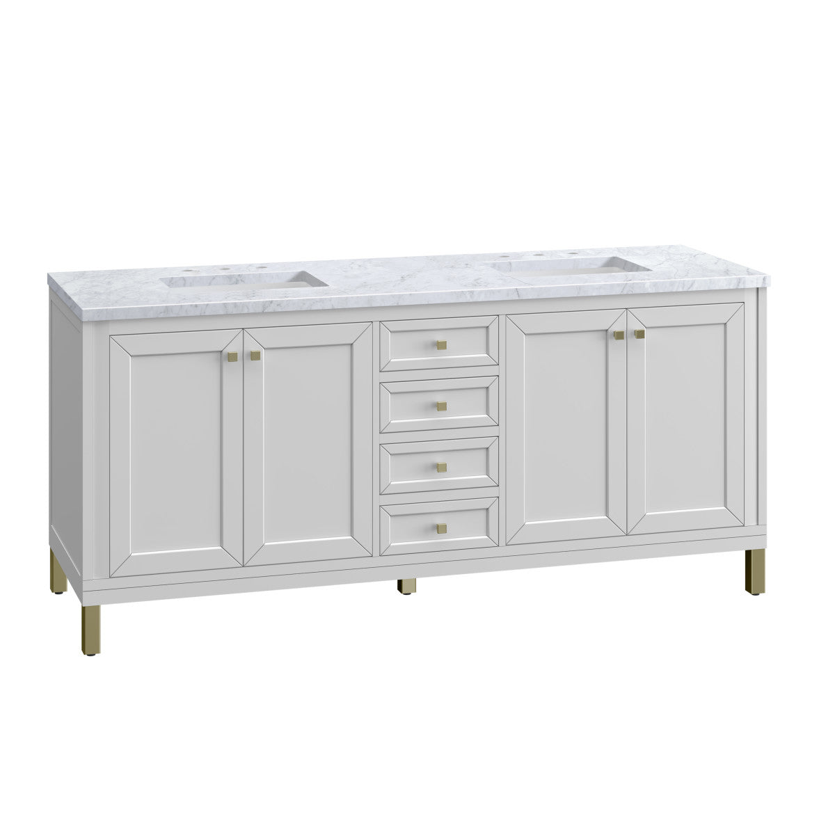 Chicago 72" Double Vanity Cabinet