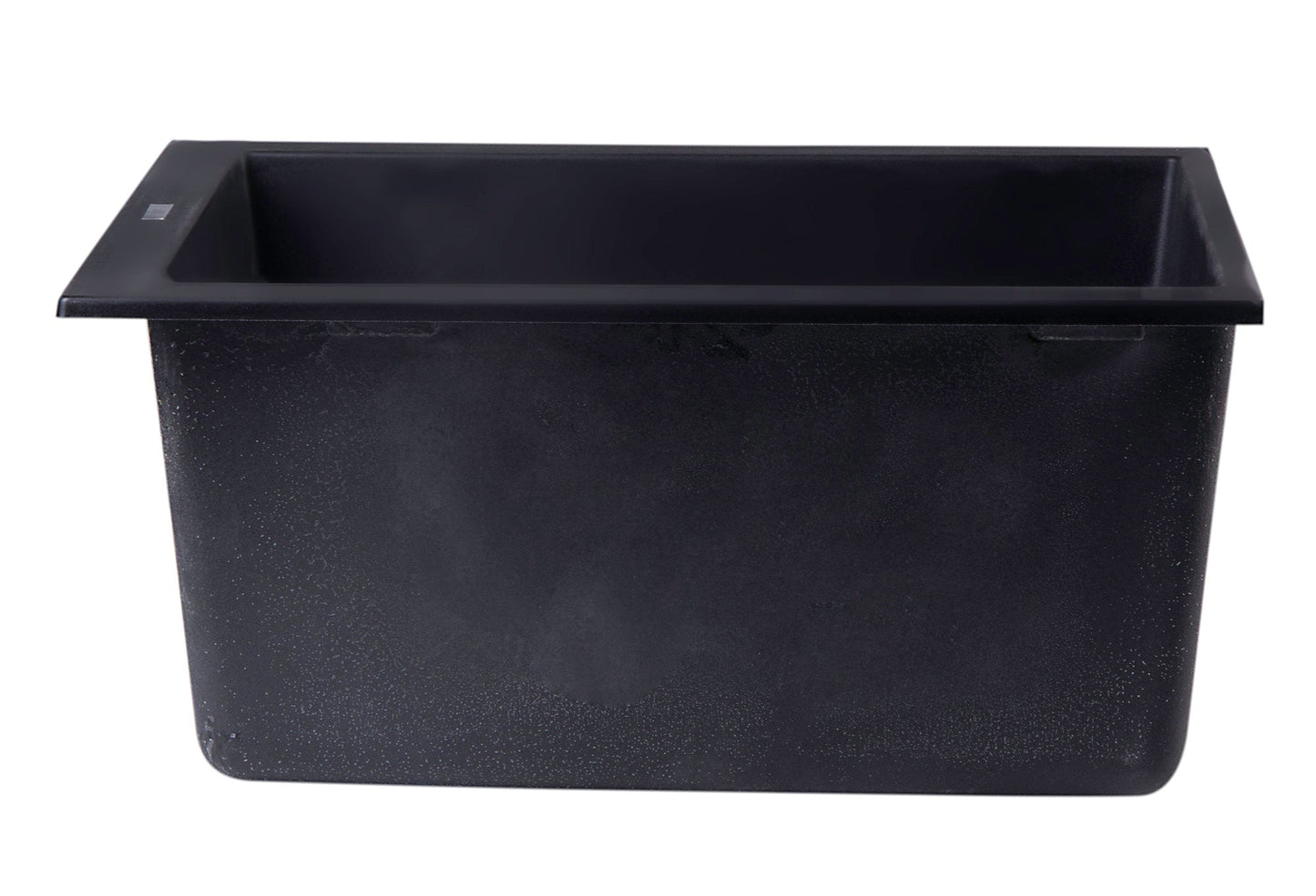 ALFI brand AB1720UM 17" Undermount Rectangular Granite Composite Kitchen Prep Sink