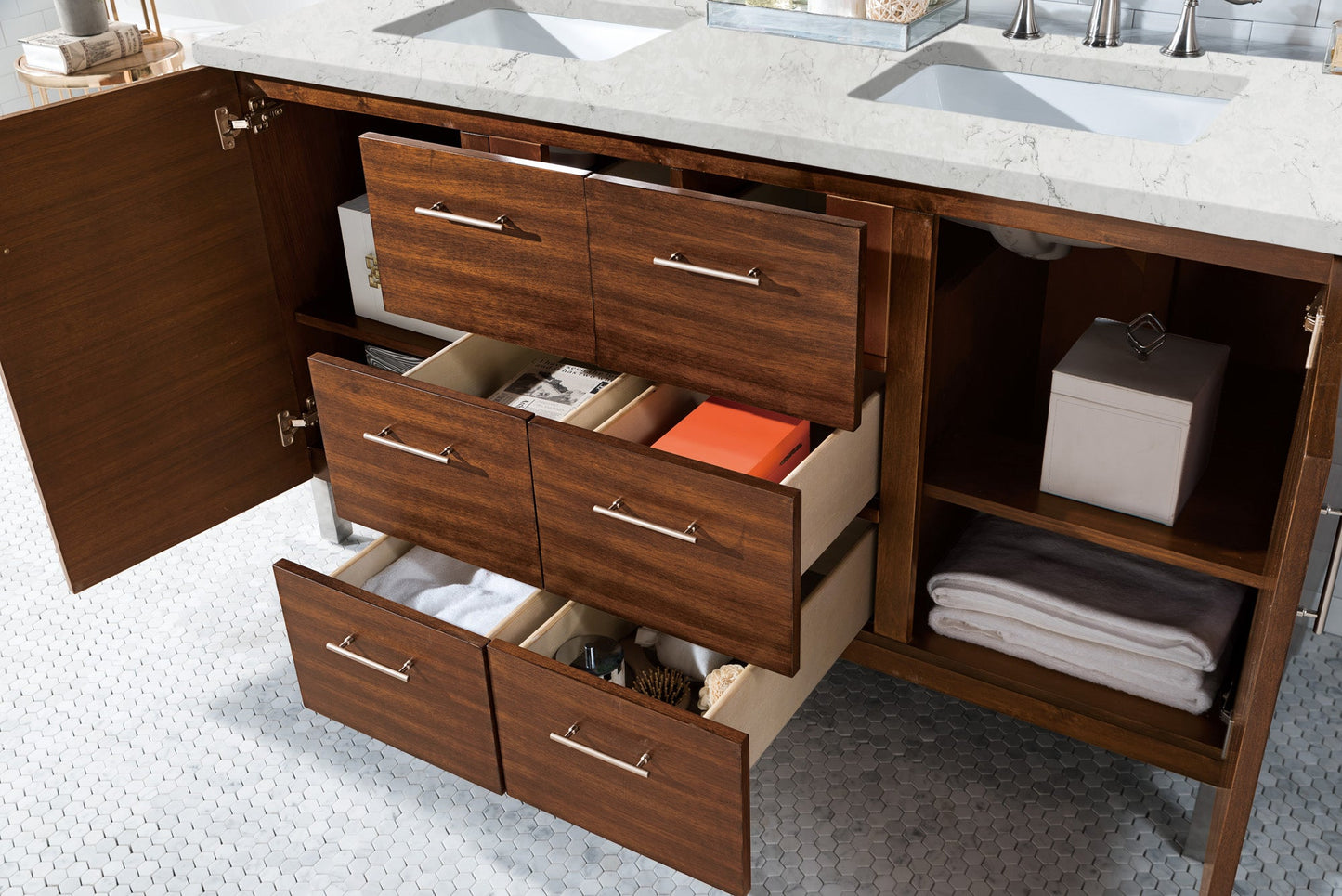 Metropolitan 60" Double Vanity Cabinet
