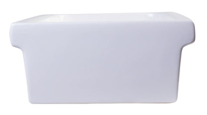 ALFI brand  AB36TR  36" White Above Mount Fireclay Bath Trough Sink