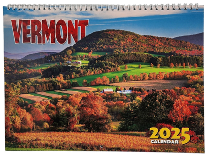 2025 Scenic Vermont Calendar