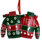 Christmas Sweaters Couples Ornament