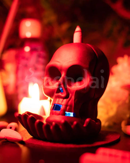 Skull Hand - Backflow Incense Burner
