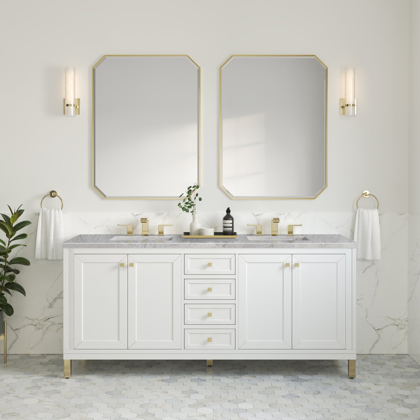 Chicago 72" Double Vanity