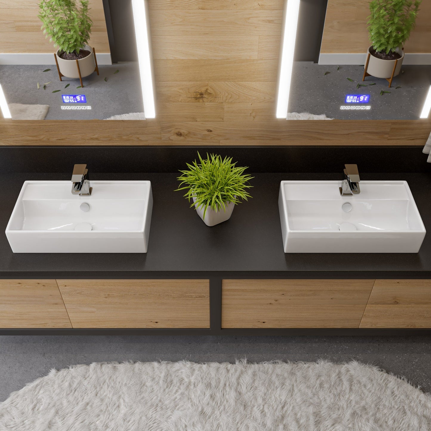 ALFI brand AB1779 Single Hole Modern Bathroom Faucet