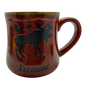 Vermont Moose Mug - Rustic Red