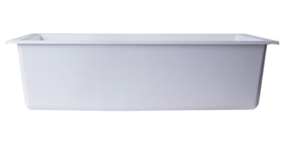 ALFI brand AB3020UM 30" Undermount Single Bowl Granite Composite Kitchen Sink