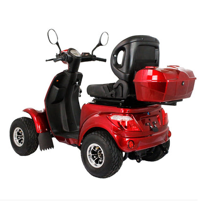 Zvg 4-Wheel 60V/20AH Electric Golf Senior Travel Mobility Scooter For Adults, 440LBS (SAK91582)