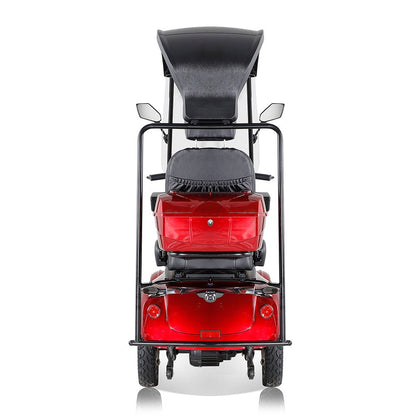 Zvg 600W 60V/20AH Four-Wheel Electric Elderly Handicap Adult Mobility Travel Scooter W/ Cover (SAK95716)