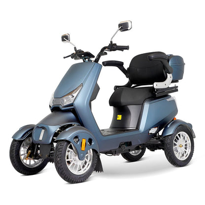 Zvg Heavy Duty 1000W 60V/20AH Four Wheel All-Terrain Travel Mobility Scooter, 440LBS (SAK91645)