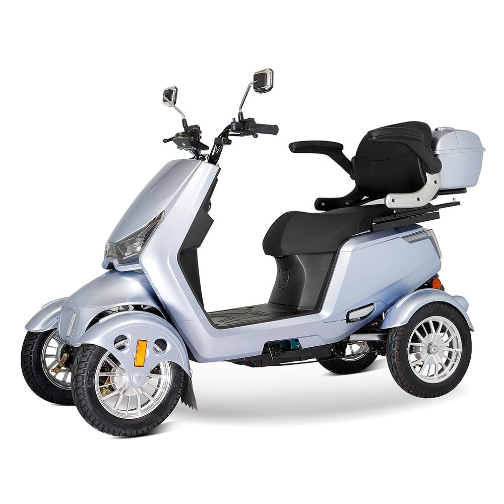 Zvg Heavy Duty 1000W 60V20AH Four Wheel All-Terrain Travel Mobility Scooter, 440LBS (SAK97245)