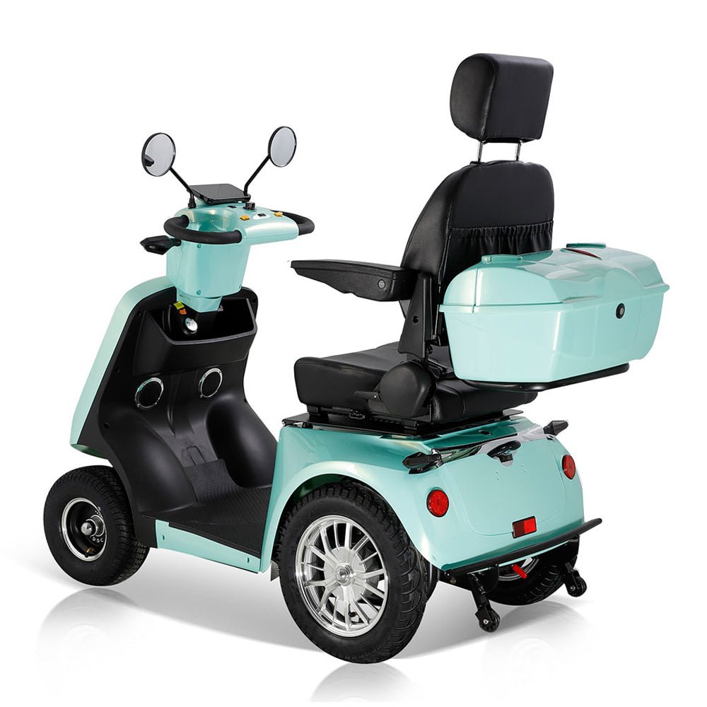 Zvg Heavy Duty 800W 60V/20AH 4-Wheel Elderly Handicap Adult Mobility Power Travel Scooter, 500LBS (SAK95736)