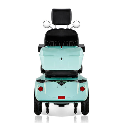 Zvg Heavy Duty 800W 60V/20AH 4-Wheel Elderly Handicap Adult Mobility Power Travel Scooter, 500LBS (SAK95736)