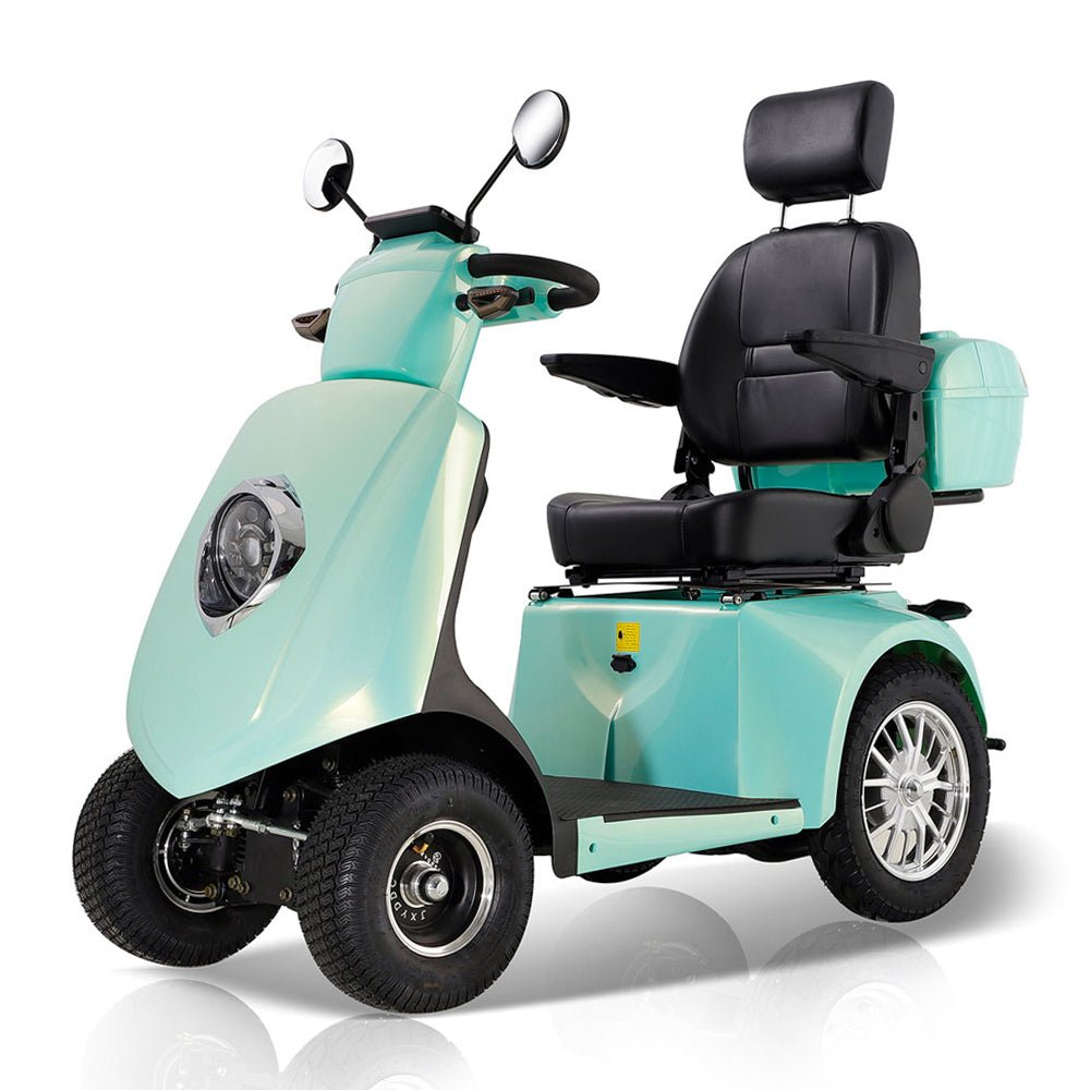 Zvg Heavy Duty 800W 60V/20AH 4-Wheel Elderly Handicap Adult Mobility Power Travel Scooter, 500LBS (SAK95736)