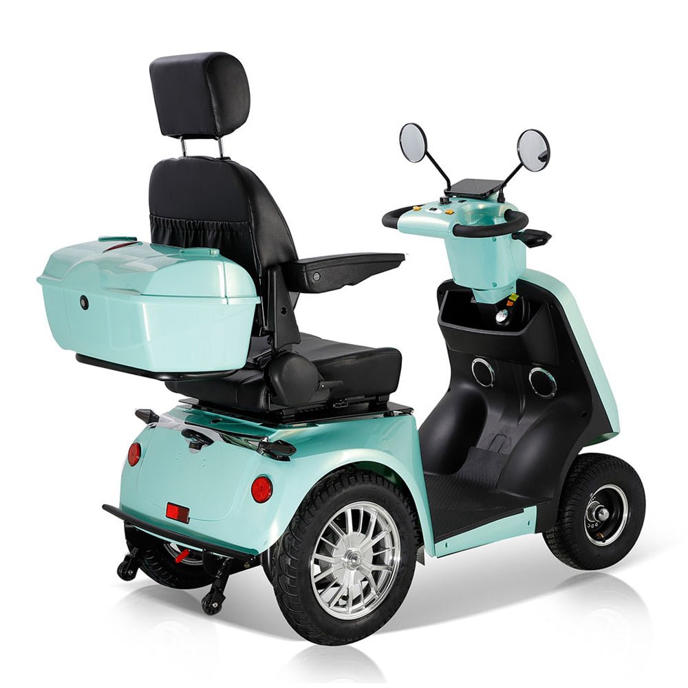 Zvg Heavy Duty 800W 60V/20AH 4-Wheel Elderly Handicap Adult Mobility Power Travel Scooter, 500LBS (SAK95736)