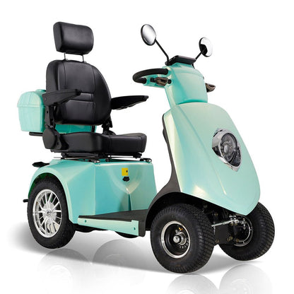 Zvg Heavy Duty 800W 60V/20AH 4-Wheel Elderly Handicap Adult Mobility Power Travel Scooter, 500LBS (SAK95736)